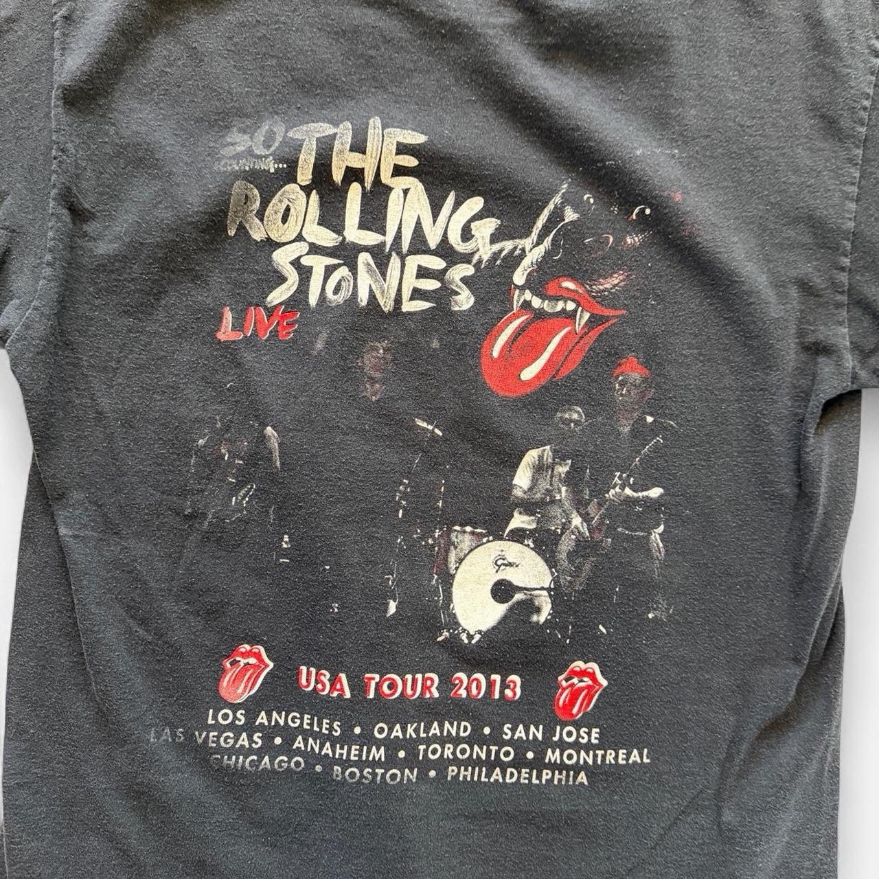 Rolling Stones 50th Anniversary USA Tour 2013 Band T-Shirt