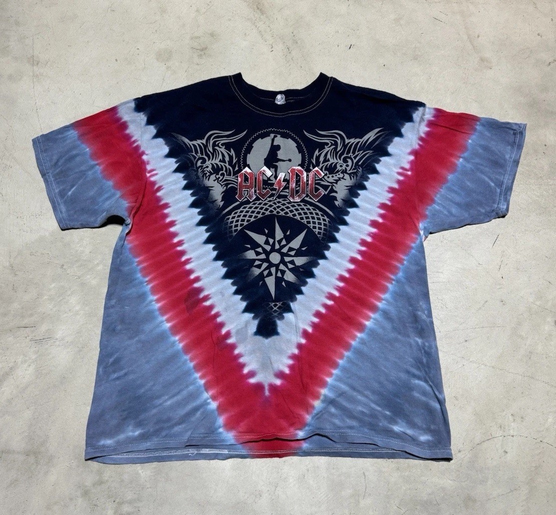 ACDC 2008-09 Black Ice Concert World Tour T-Shirt Size XL