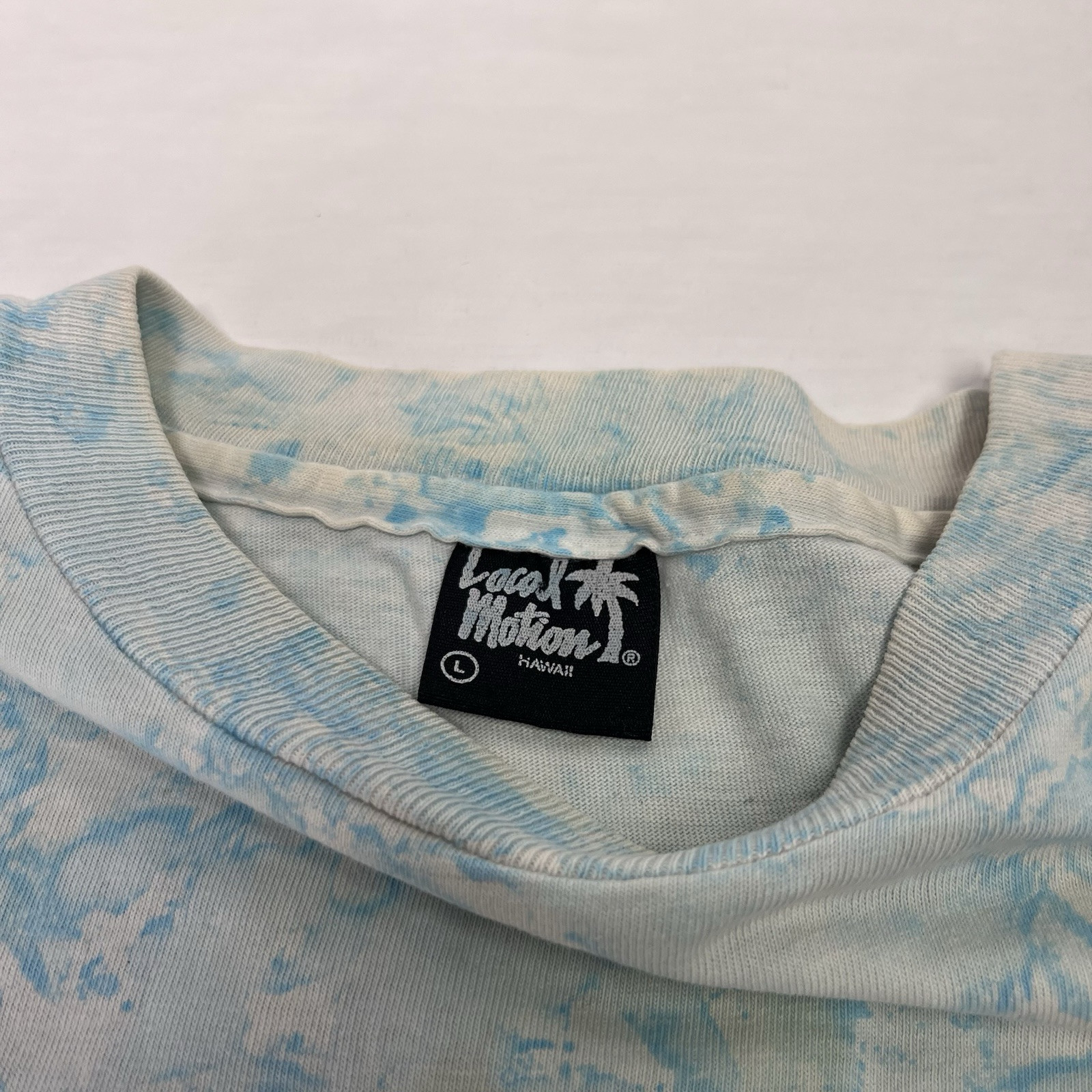Vintage 80s/90s Local Motion Hawaii Surf Tie Die Graphic Print USA – Size Large