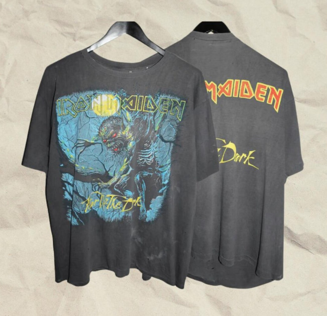 Vintage IM Fear of the Dark Shirt, 90s Heavy Metal Band Tee, Classic Rock Graphi