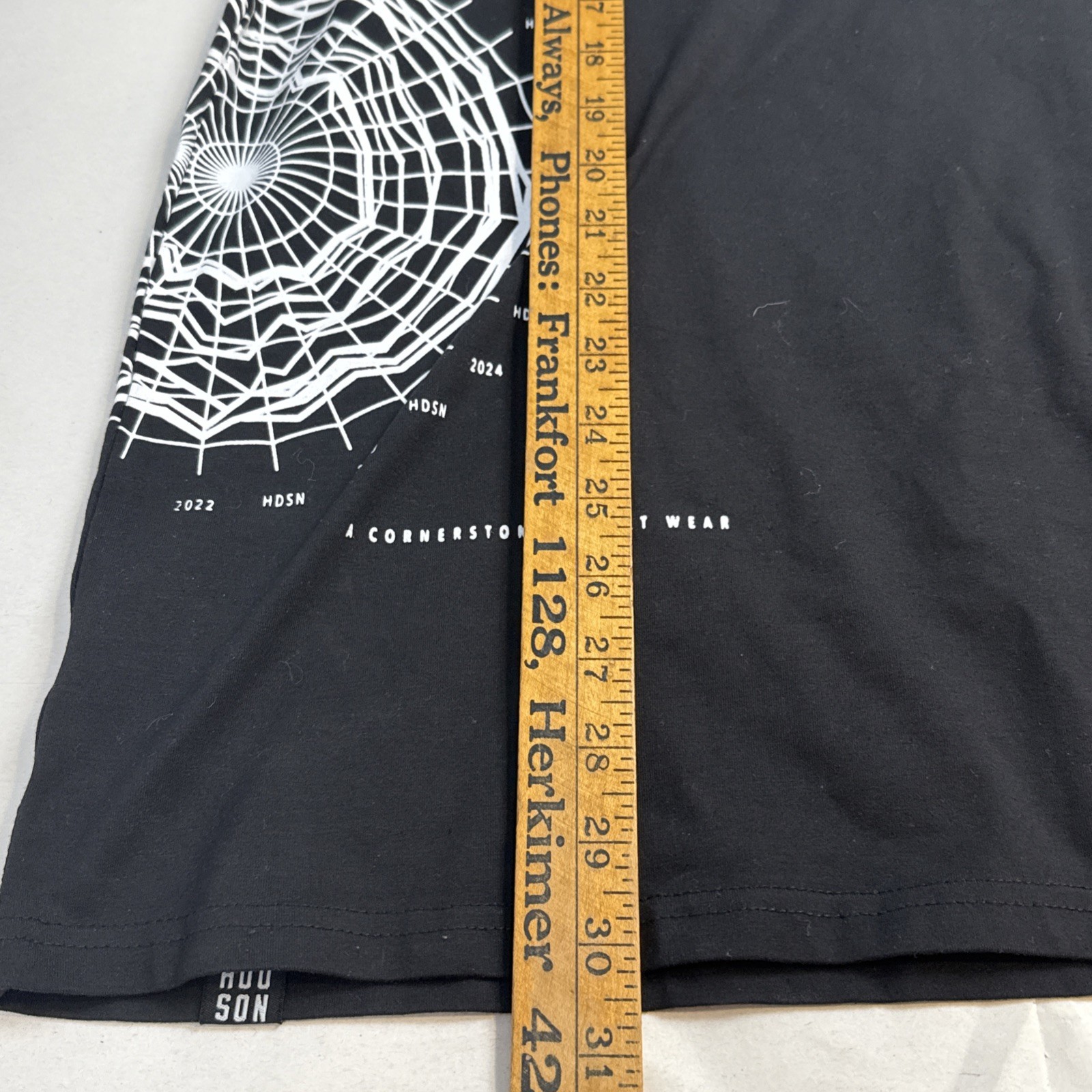 Hudson Outerwear Radar Graphic Print L/S T-Shirt Black Men’s Size XL Streetwear