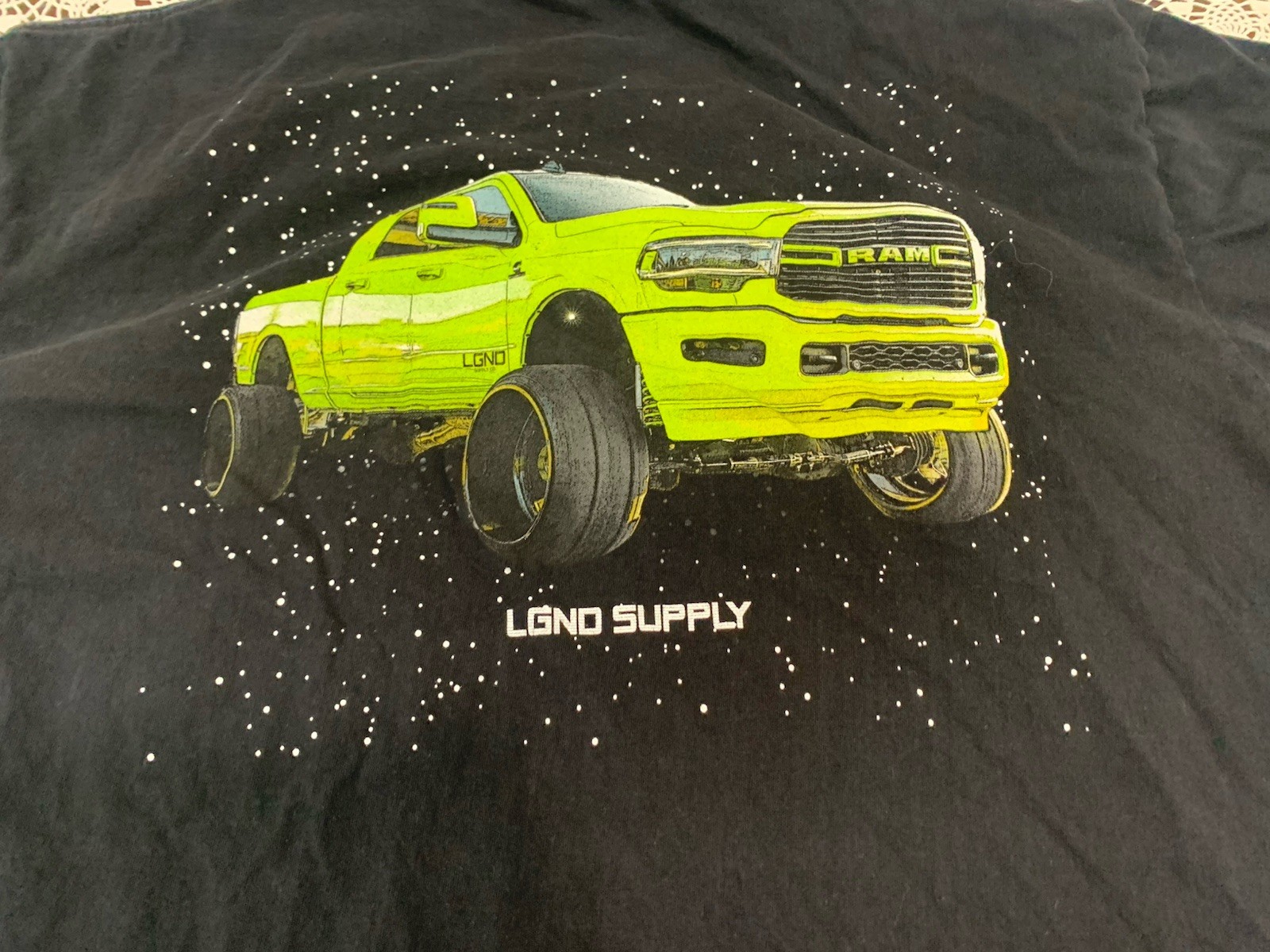 LGND Supply Co Dodge Ram Graphic Black Tshirt Men’s XXL New Y2K Street Wear