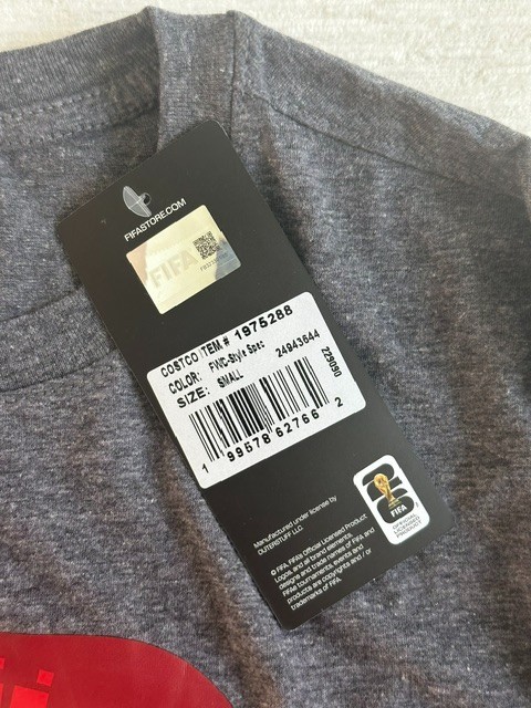 FIFA World Cup Official Licensed Outerstuff T-Shirt NWT Soccer Fan Tee SIZE M