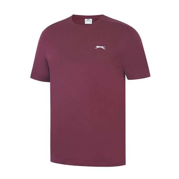 Mens Slazenger 100% Cotton Plain Crew Neck T Shirt XS S M L XL XXL 3XL 4XL BNWT