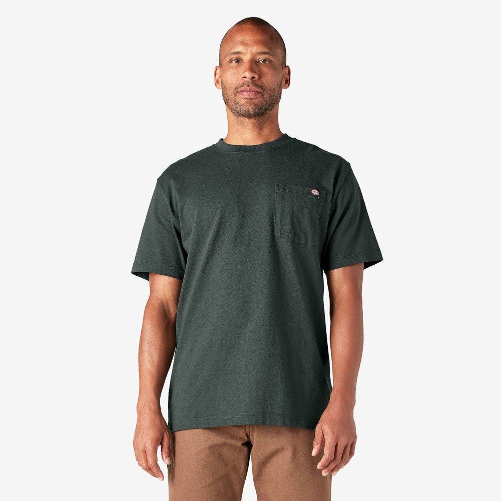 Dickies Men’s T-Shirt Short Sleeve Heavyweight Pocket Relaxed Fit T-Shirt