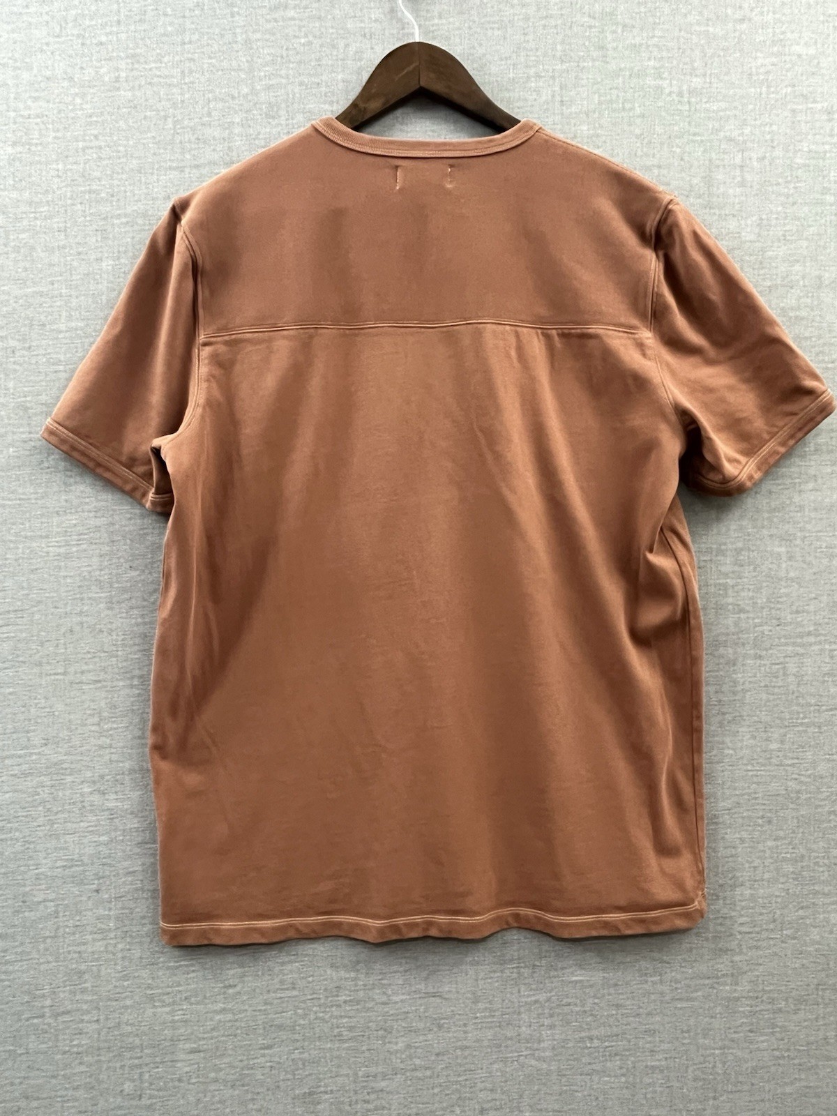 Taylor Stitch T Shirt Mens 44 Brown Heavyweight 100% Organic Cotton