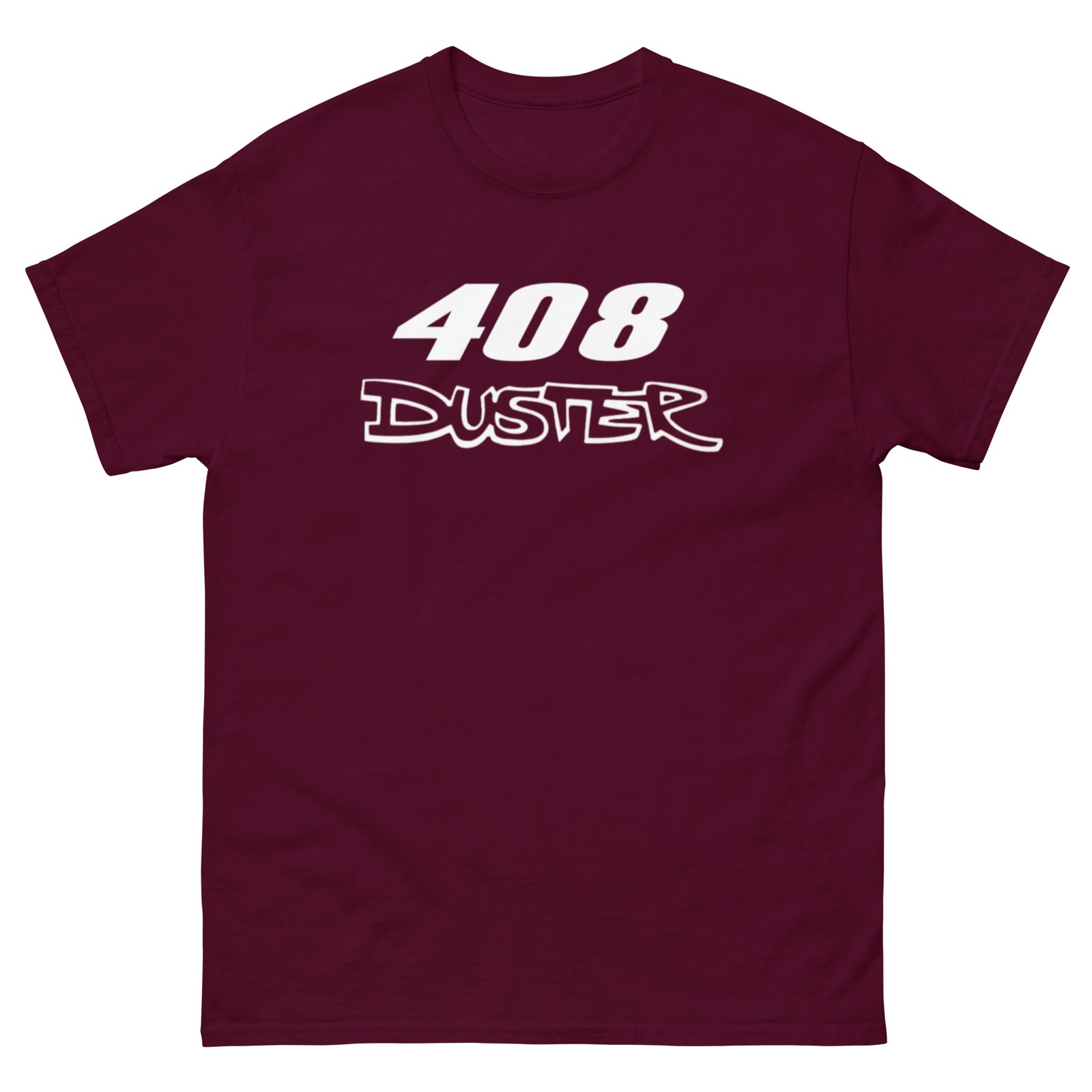 408 DUSTER T SHIRT sizes SMALL thru 5XL choose from 10 COLORS !