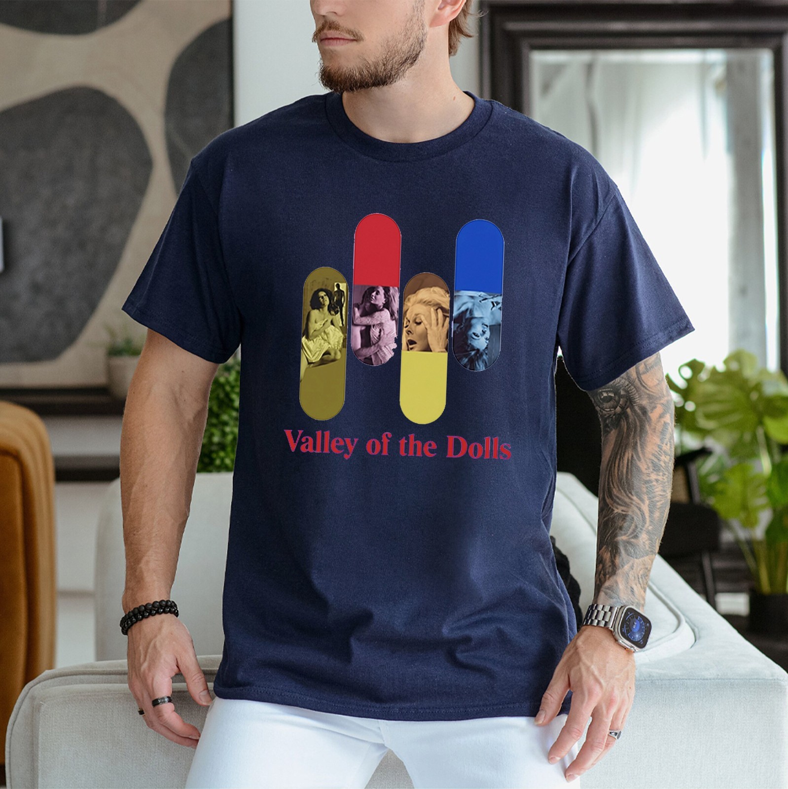 Valley Of The Dolls T Shirt, 60’s Classic Retro Tee – S to 5XL