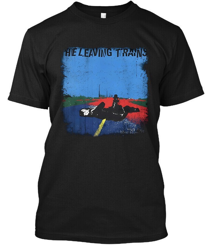Limited New Popular The Leaving Trains Well Down Blue Highway Logo T-SHIRT