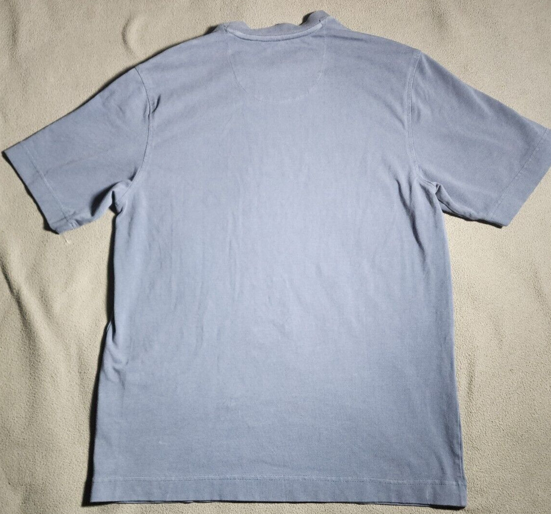 Axis LA T-Shirt Men Small Blue Short Sleeve Outdoor Round Neck Pull On