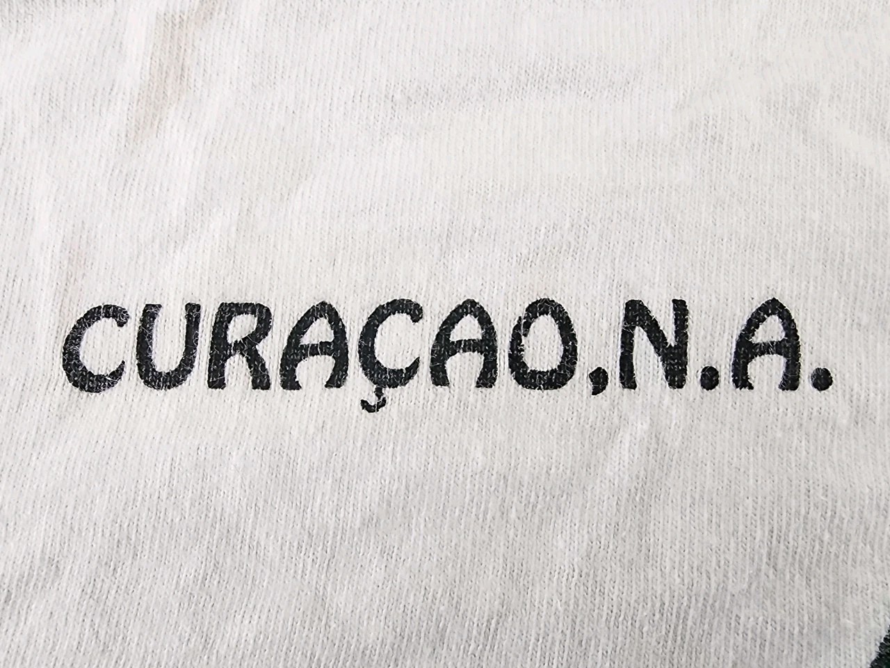 VINTAGE Curaçao N.A. Shirt Mens XXL Sailboat Air Waves Single Stitch Adult A11