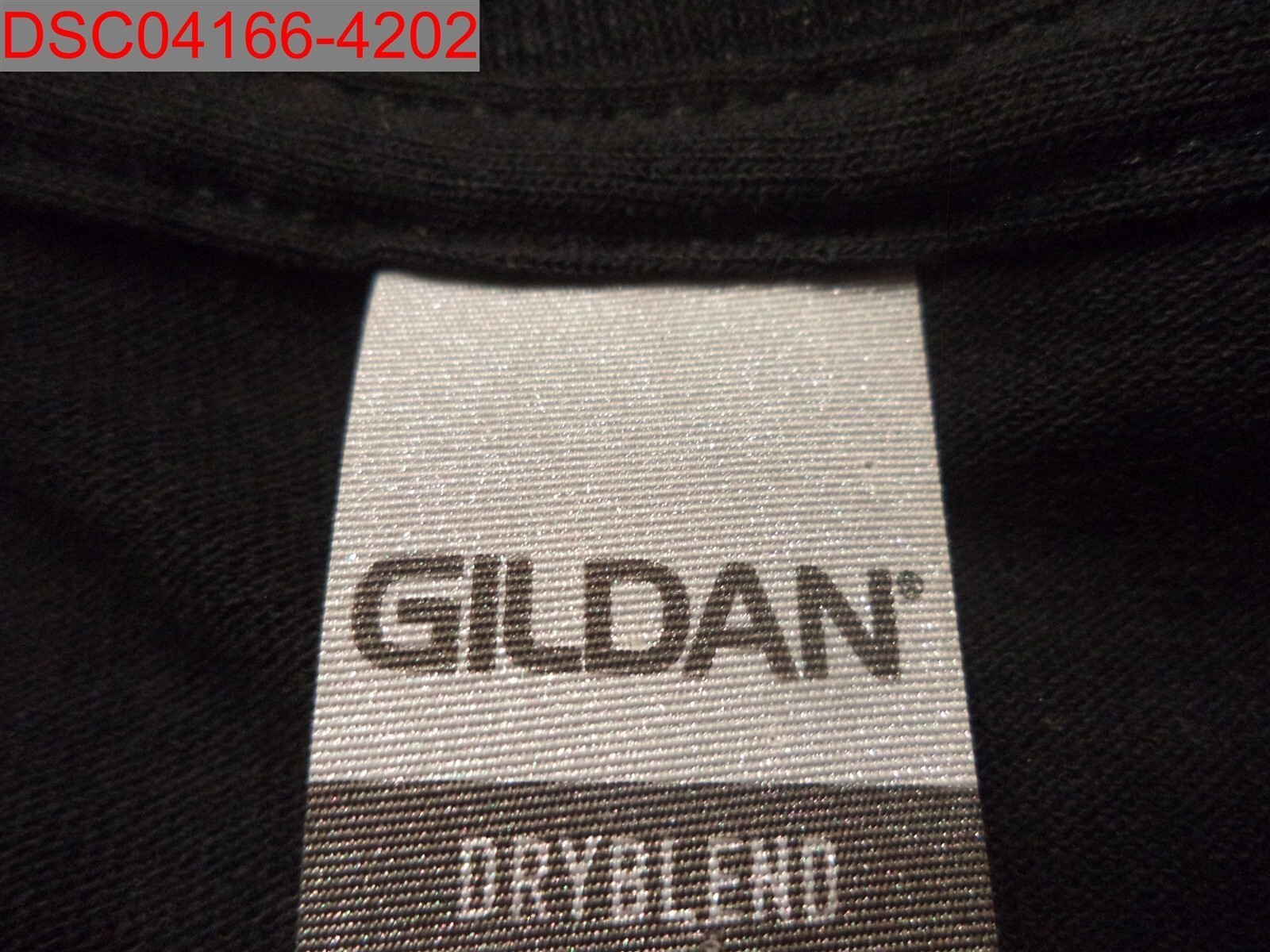 Stain, Gildan Men’s Black Dry Blend 50/50 Long Sleeve Crewneck Tee, Size S
