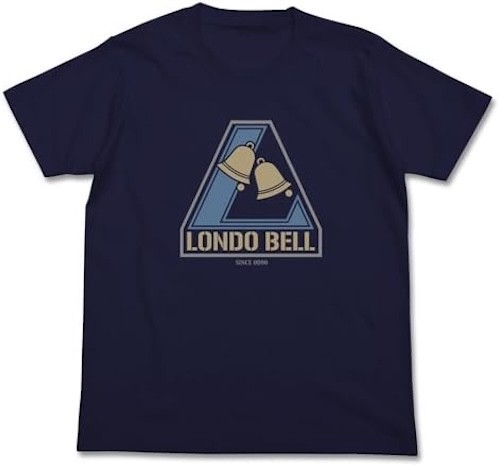 COSPA Gundam UC Londo Bell T-Shirt Navy Large-Japanese Import SHIPS FROM THE US