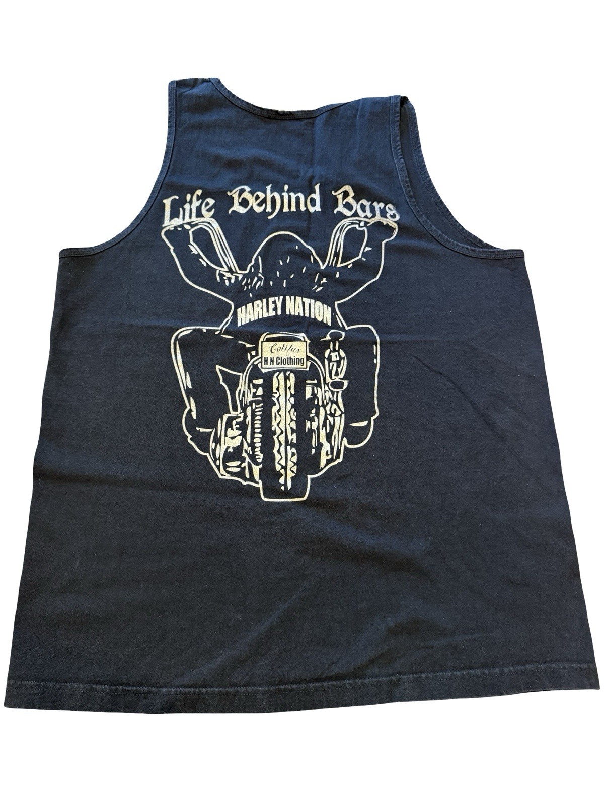 Life Behind Bars Biker Tank XL HN Clothing Motorcycle