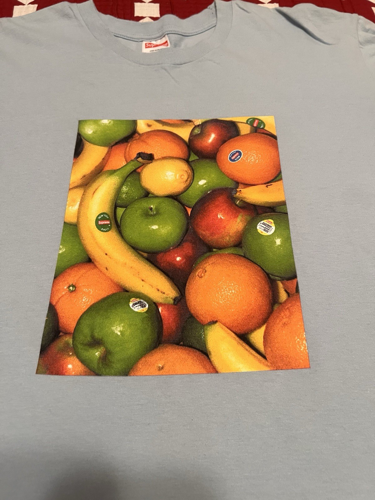 Supreme Fruit T-Shirt L Spring / Summer 2019 S/S19 Made In The USA Blue