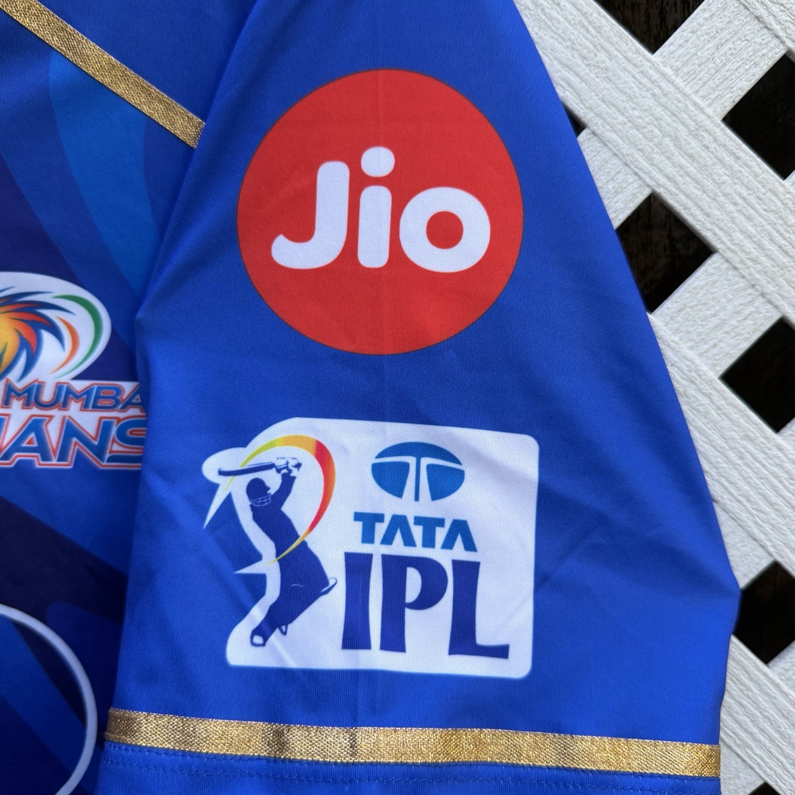 IPL Mumbai Indians 2025 Jersey Shirt Extra Large Cricket T20 Blue Sketchers