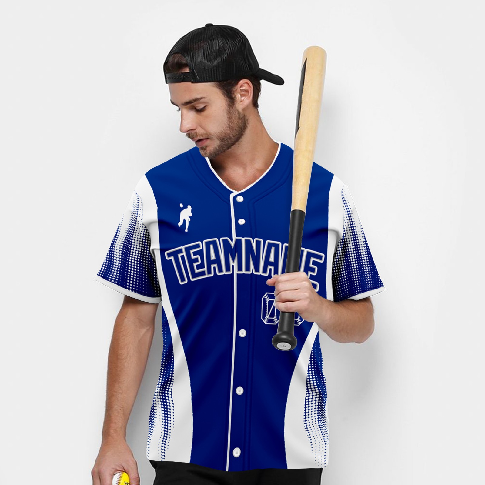Los Angeles City Dot Custom Baseball Jersey For Man Personalized Sports Uniform