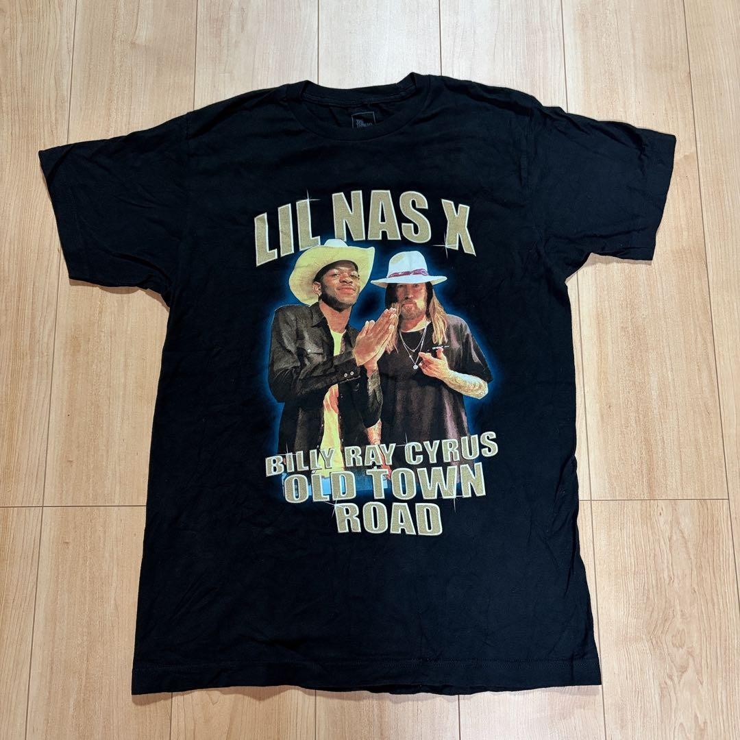 The Thread Shop ‘Old Town Road’ T-Shirt M Black Hip Hop Fashion