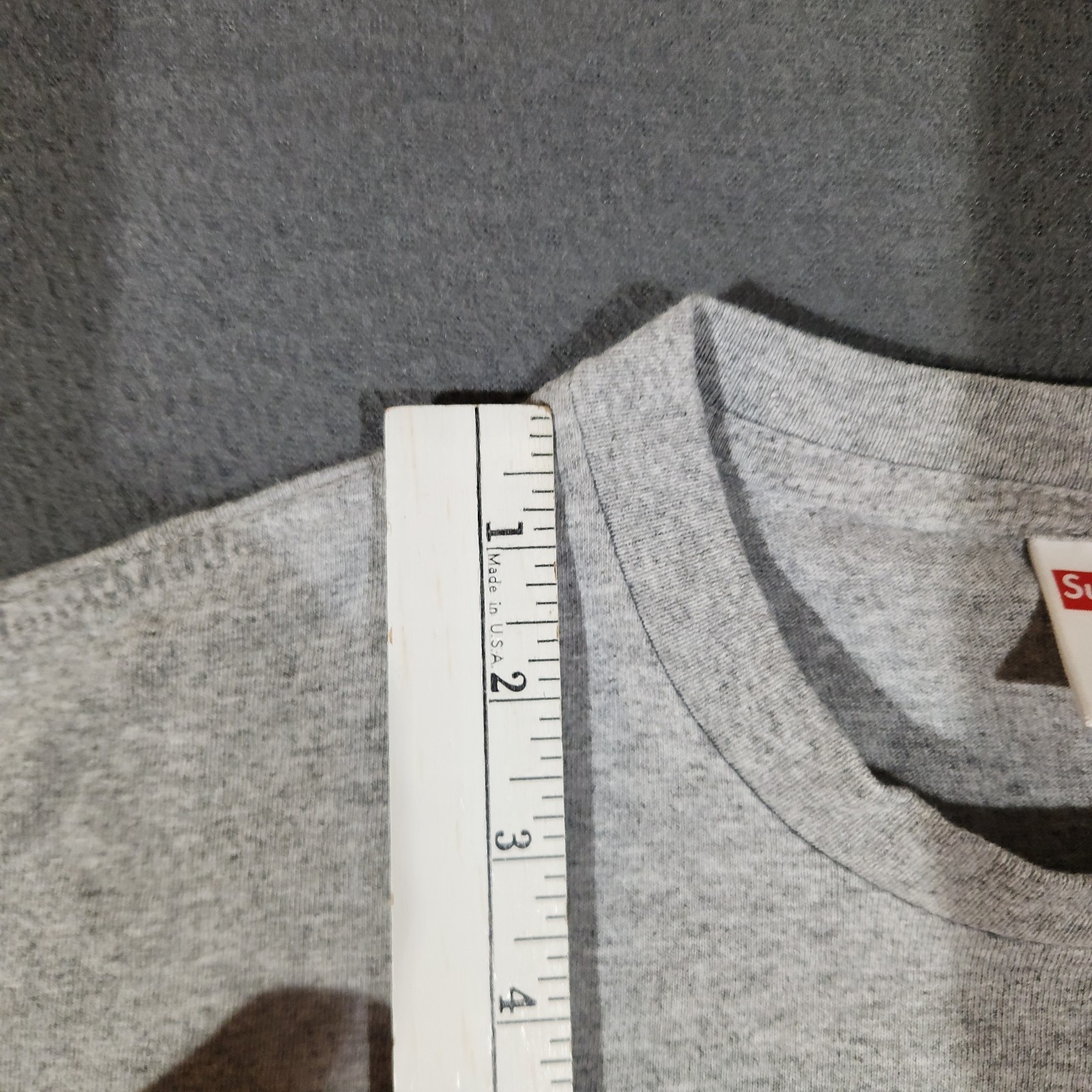 Supreme Nast Naz Shirt Mens Size Large Gray Streetwear Fashion