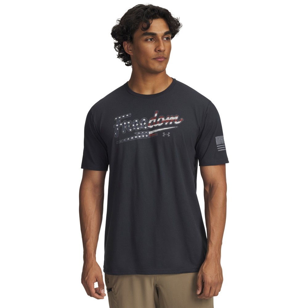 Under Armour 6004106 Men’s UA Freedom Verbiage Graphic Tee Short Sleeve T-Shirt