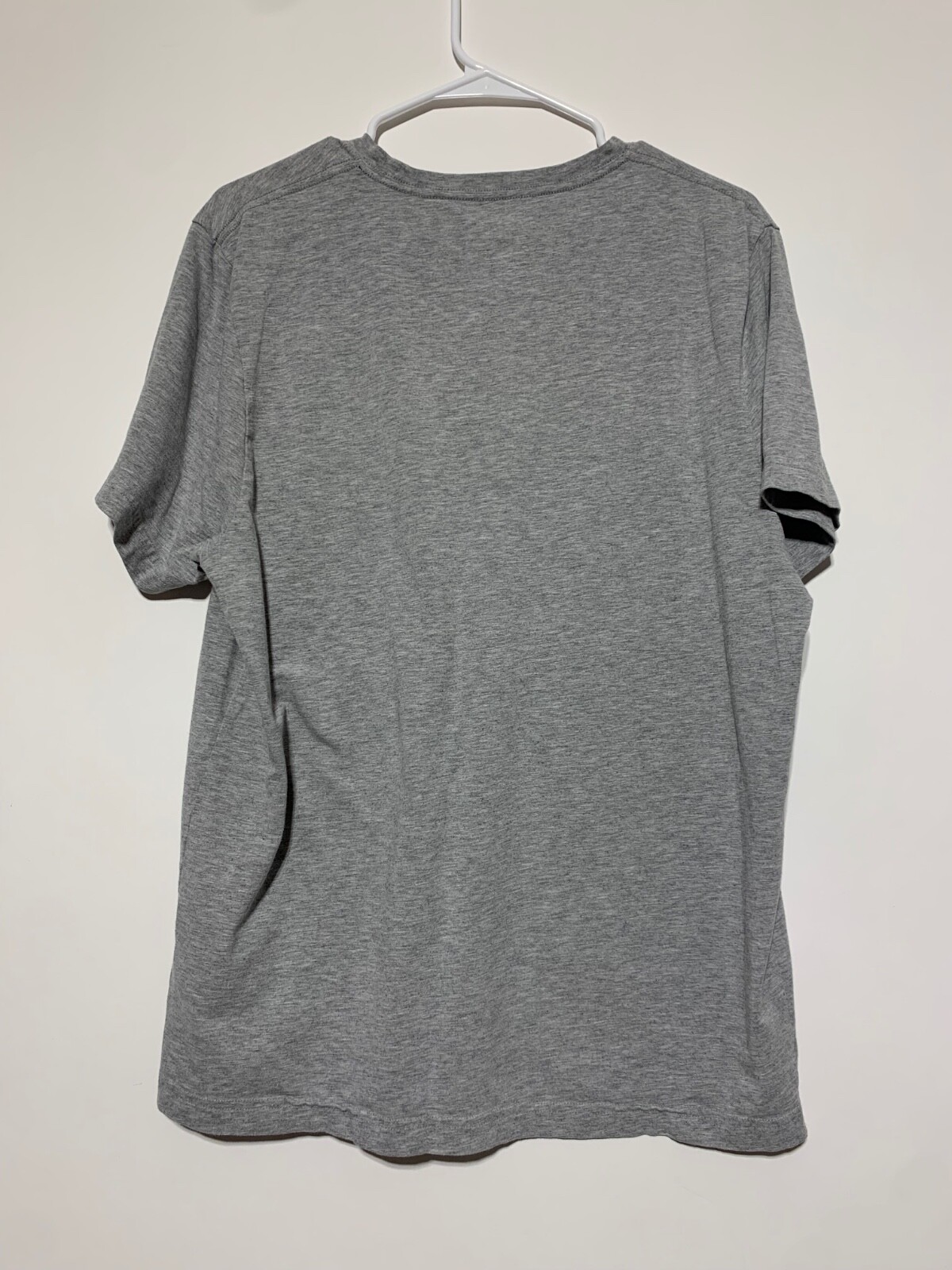 Rhone Men Size L Element Gray Short Sleeve Pima Cotton Blend Shirt 100309