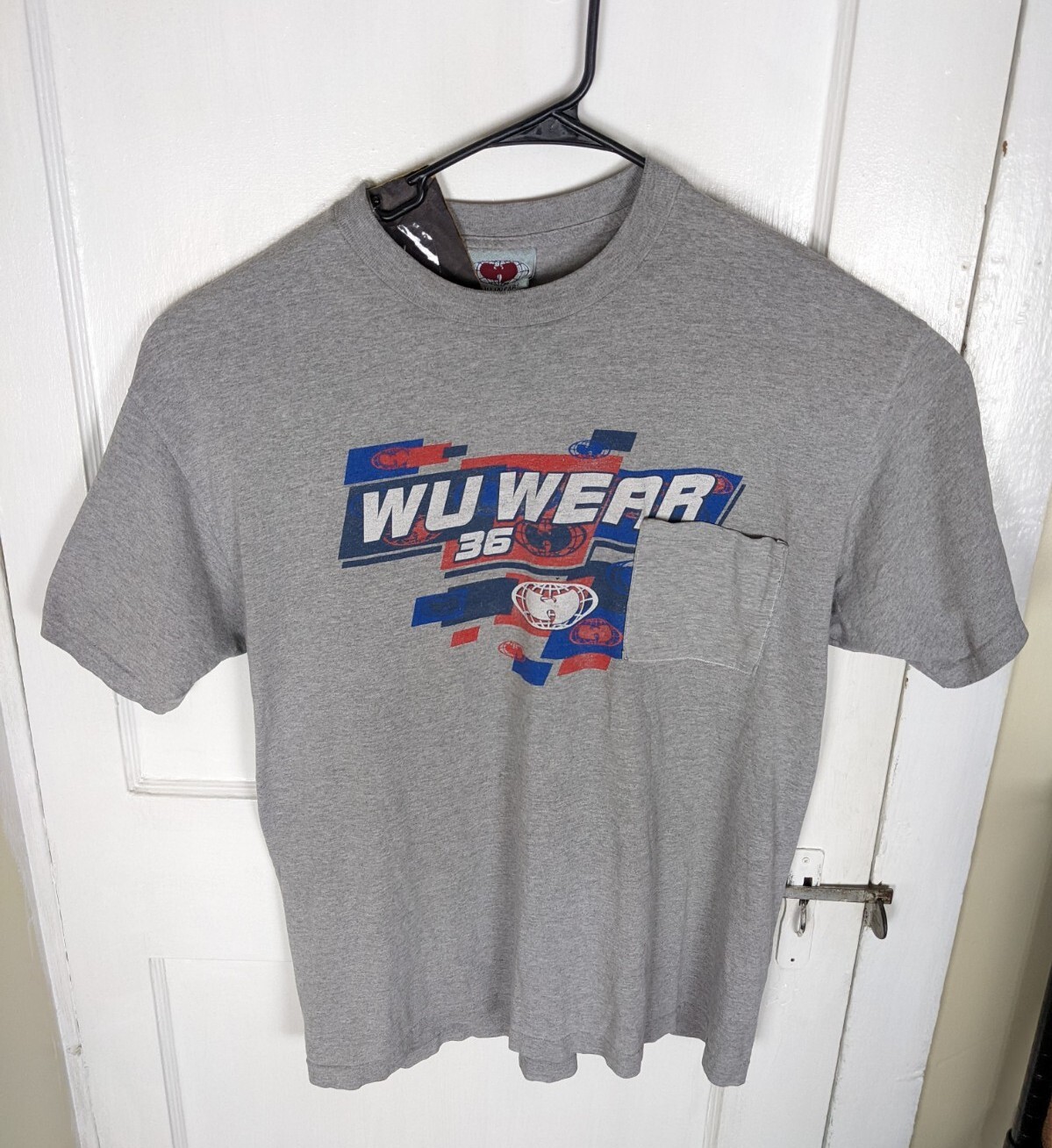 Vintage 90s Wutang 36 Chambers Graphic Tshirt Wuwear XL Rap Hip-Hop Retro Logo
