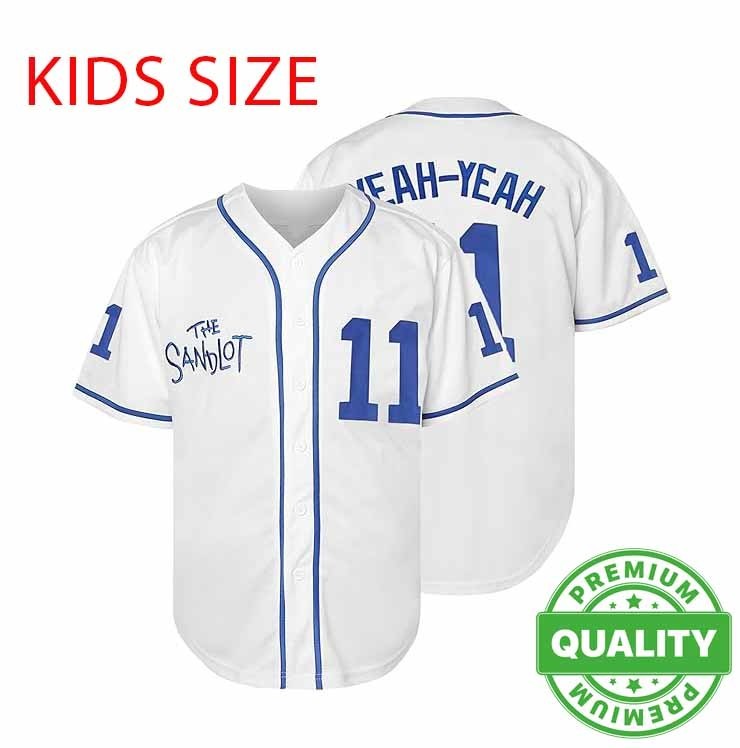 The Sandlot Yeah Yeah #11 Baseball Jersey 3D AOP Kids Youth 1H0892