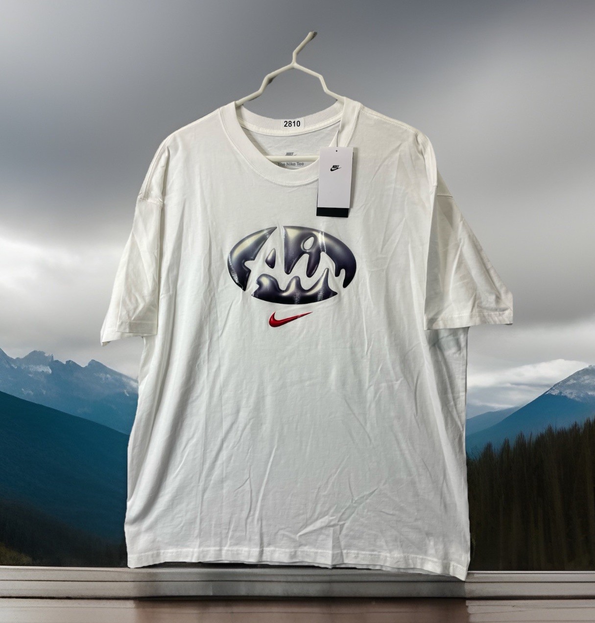 🔥 Nike Sportswear NSW M90 Air Max Graphic T-Shirt Black Loose Fit Men’s XL $45