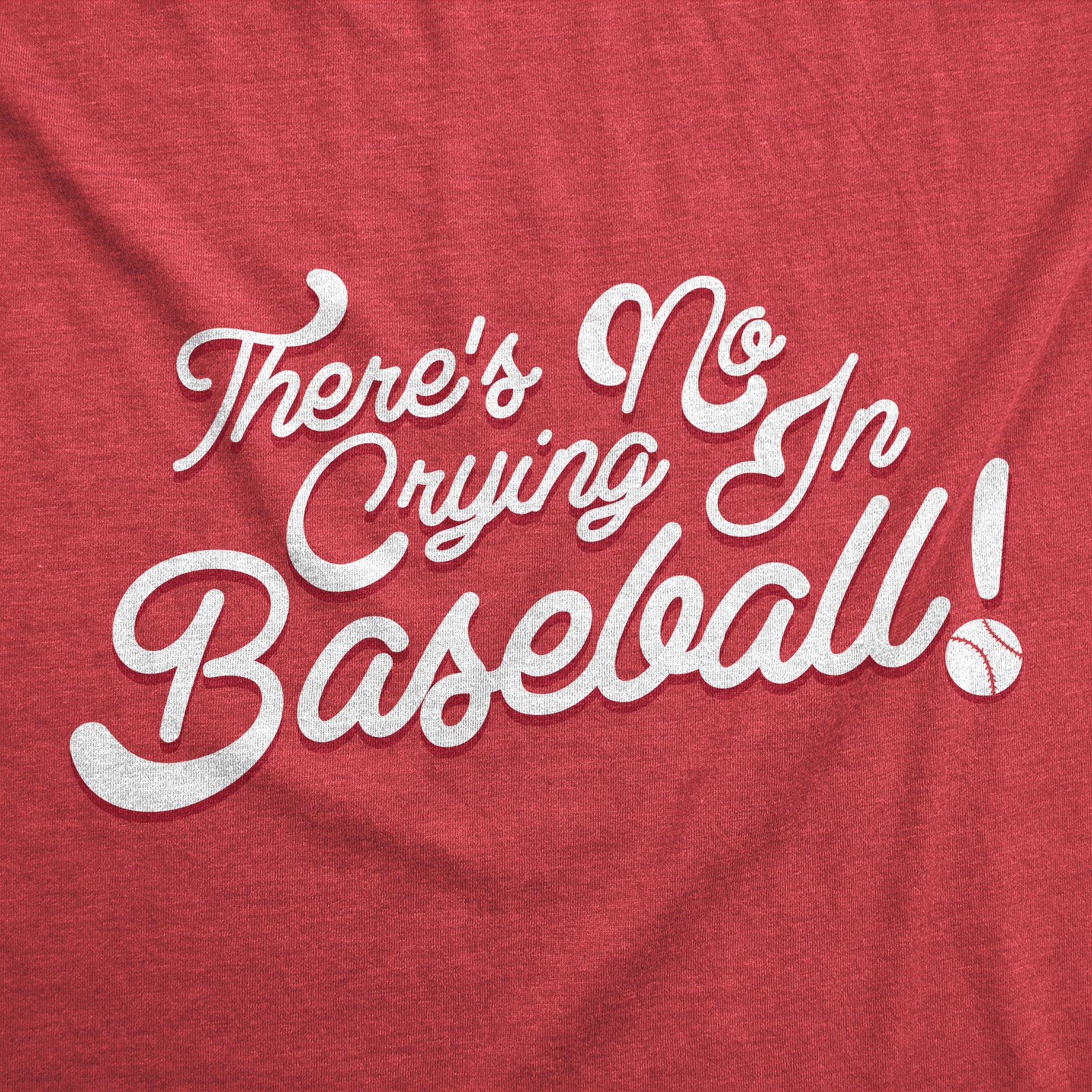 No Crying In Baseball T Shirt Funny 80s Shirts Retro Sports League Tee