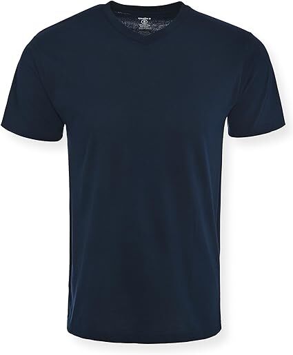 Studio 3 Men’s V-Neck Tee Shirt 4-Pack – Stylish Comfortable Sz S, M, L, XL, 2XL