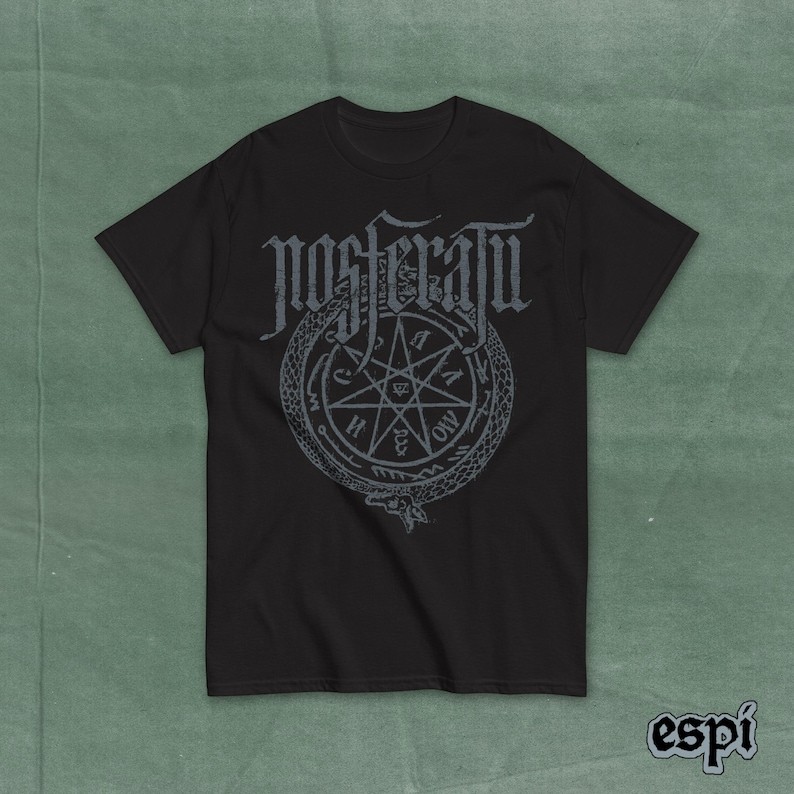 Nosferatu T-Shirt “Count Orlok Sigil” – Unique Horror Movie Clothing