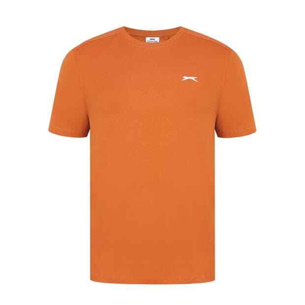Mens Slazenger 100% Cotton Plain Crew Neck T Shirt XS S M L XL XXL 3XL 4XL BNWT