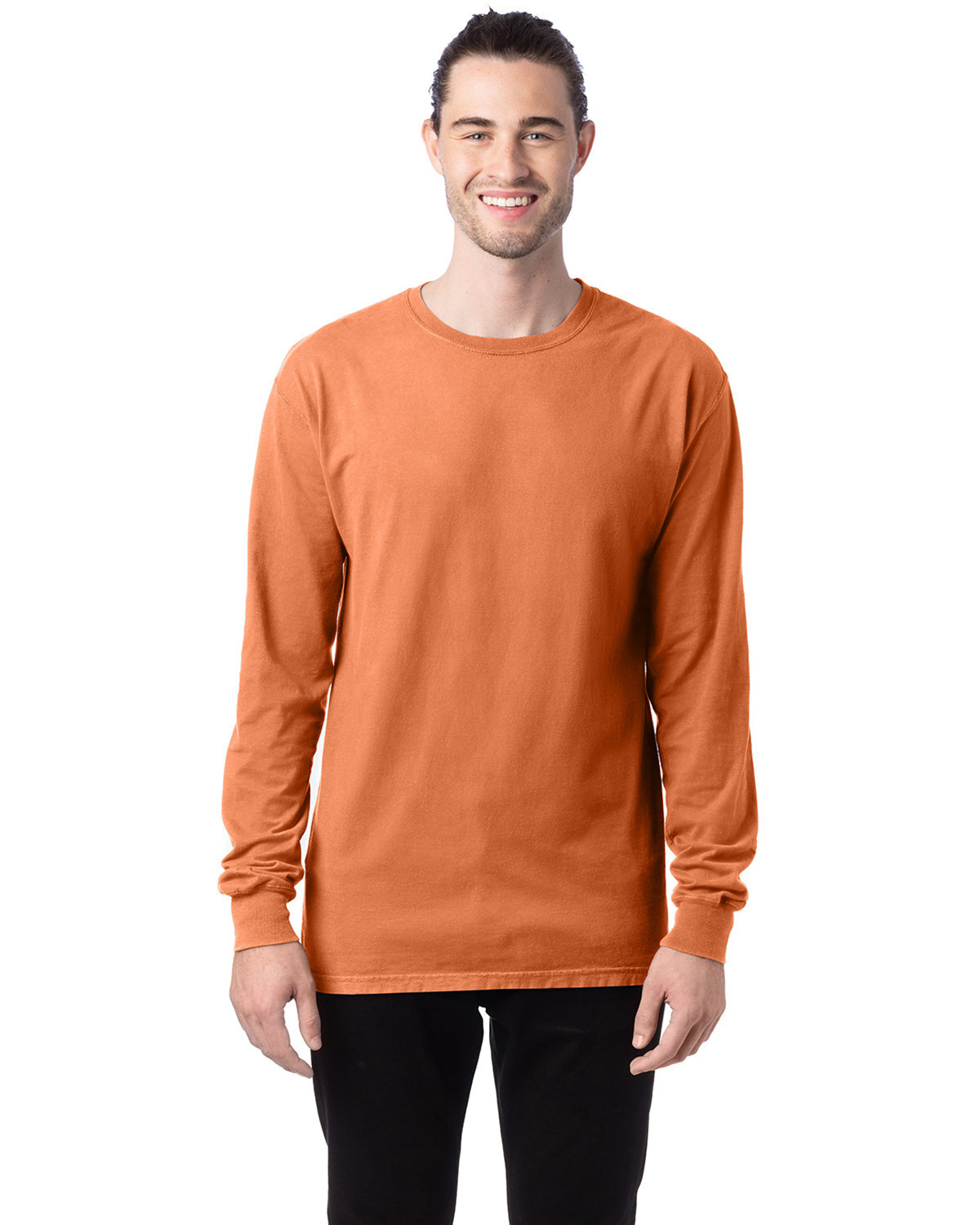 ComfortWash by Hanes Unisex Garment-Dyed Long-Sleeve T-Shirt – GDH200
