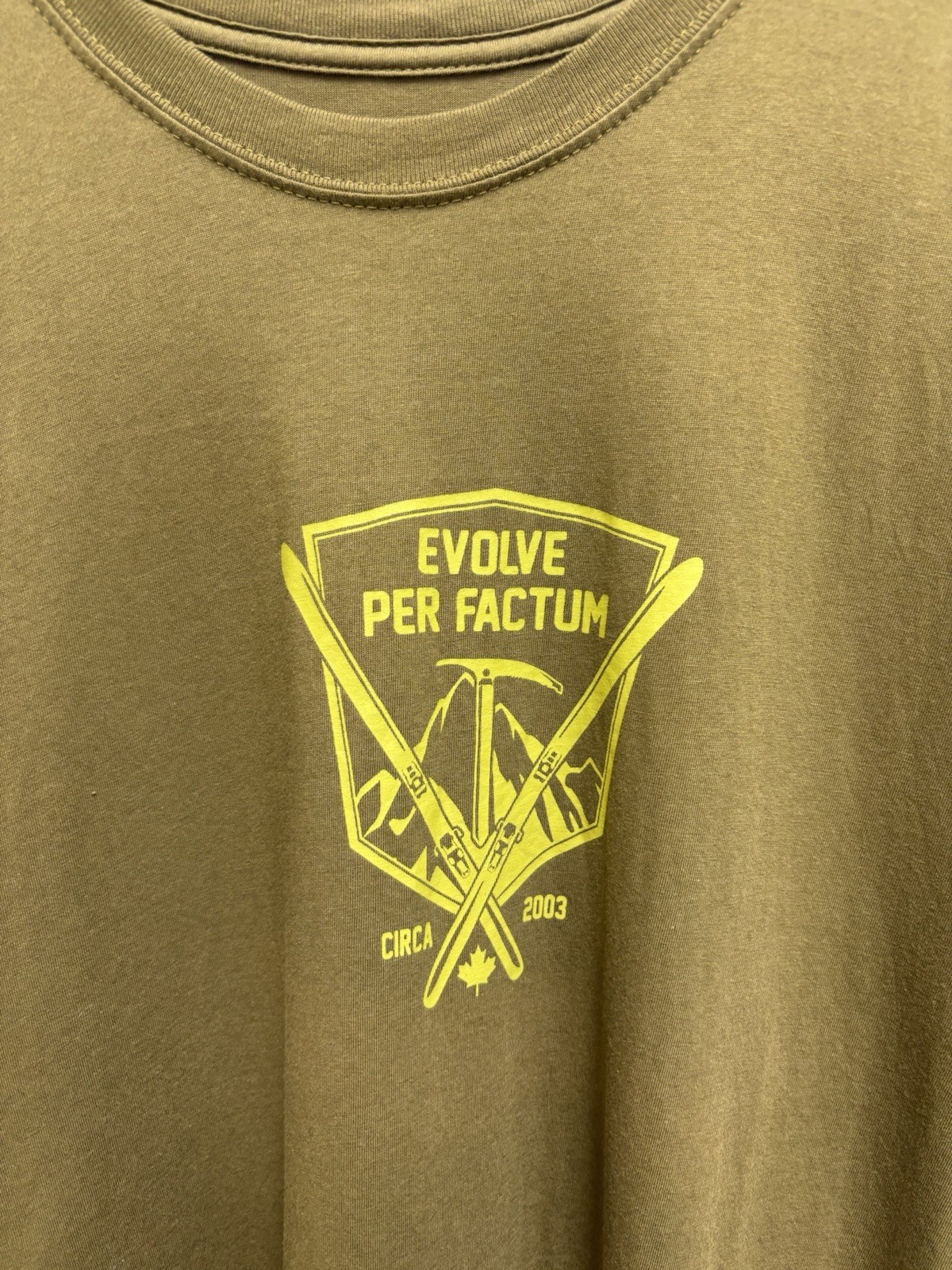 Arc’teryx Leaf Mens XL Extra Large T Shirt Evolve Per Factum ‘EPF2’ Ranger Green