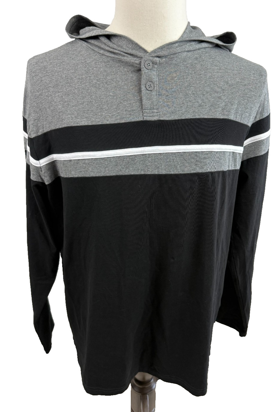 Scott James England Black Watcher Mens Hoodie Long Sleeve Shirt Large NEW