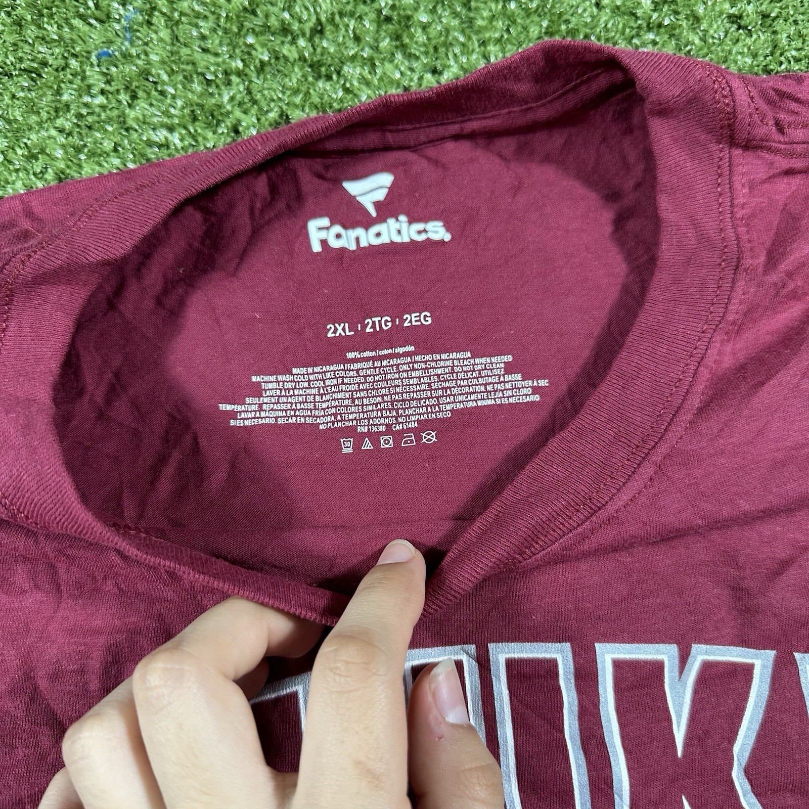 Men’s SIU Southern Illinois Salukis T-Shirt Size 2XL NWOT Fanatics