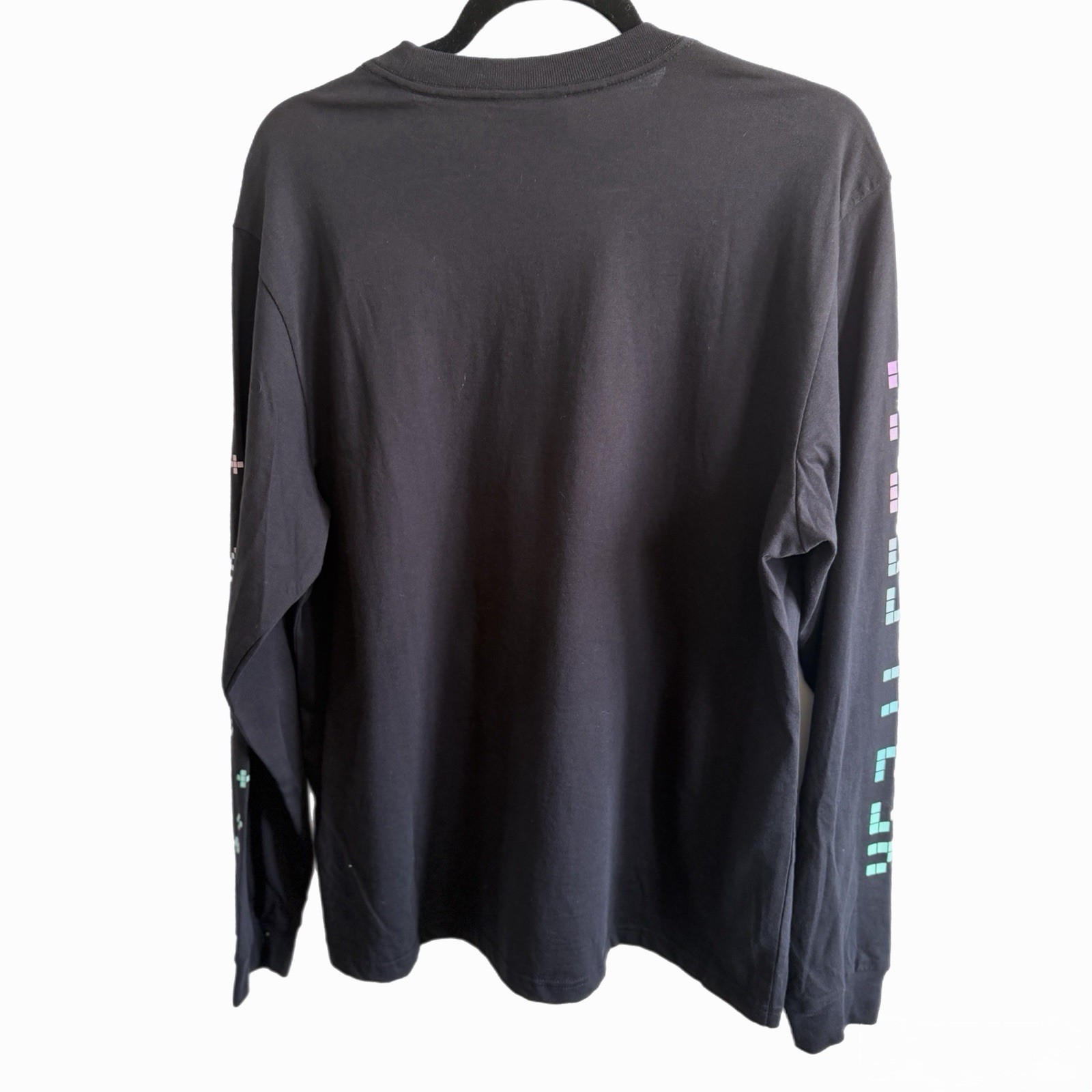 Teddy Fresh Pixel Teddy Long Sleeve T-Shirt – Black – Size Medium – Rare