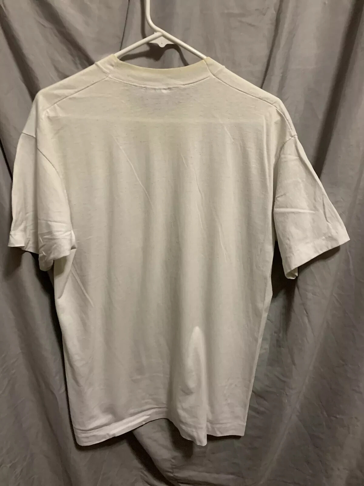 Vintage Farmer Shirt Adult Large White Long Sleeve Men’s Pullover Graphic 90’s