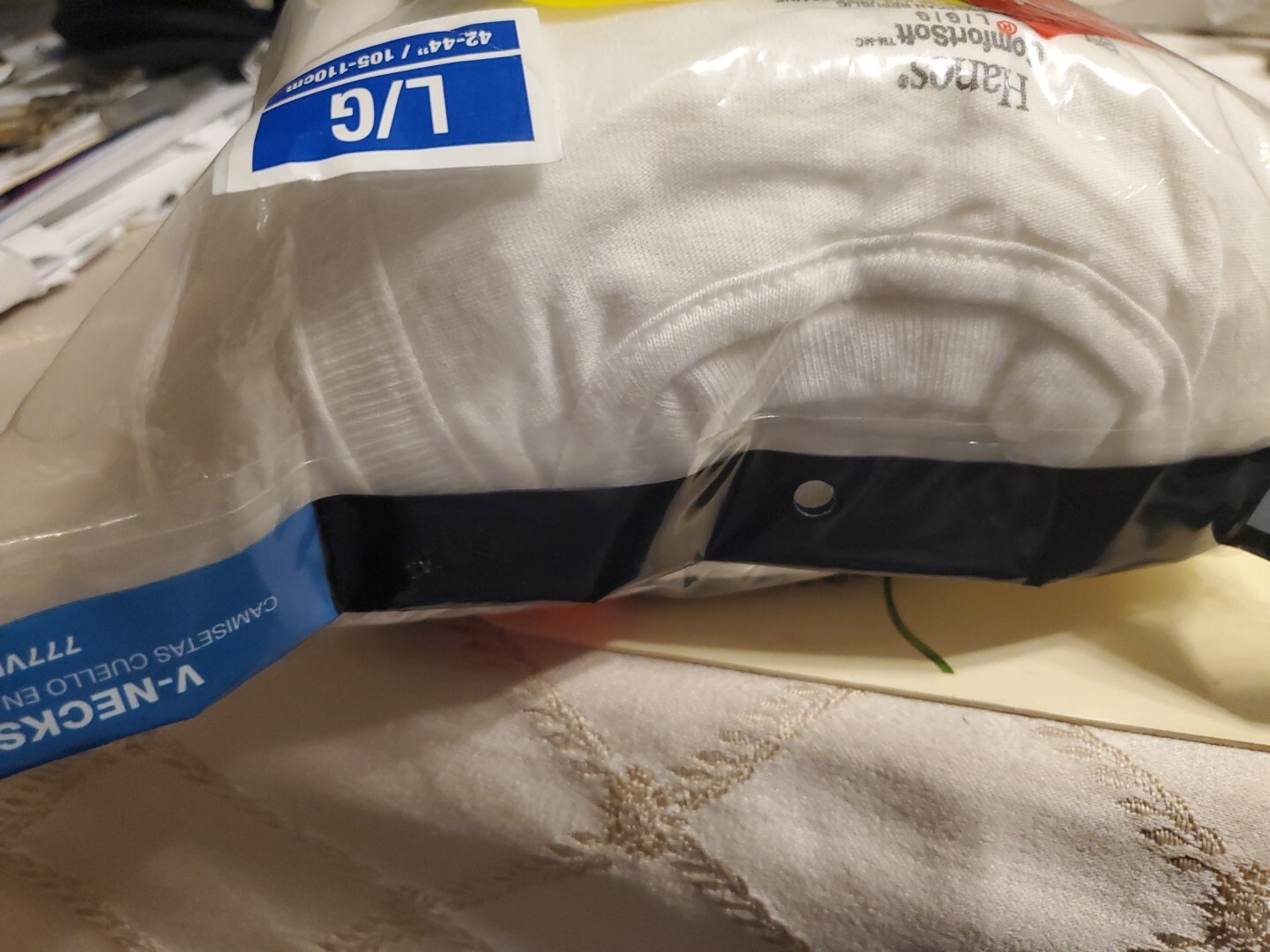 Hanes 777VP6 Men’s T-Shirt, Size L – White (6 Piece) Won’t Last Hurry