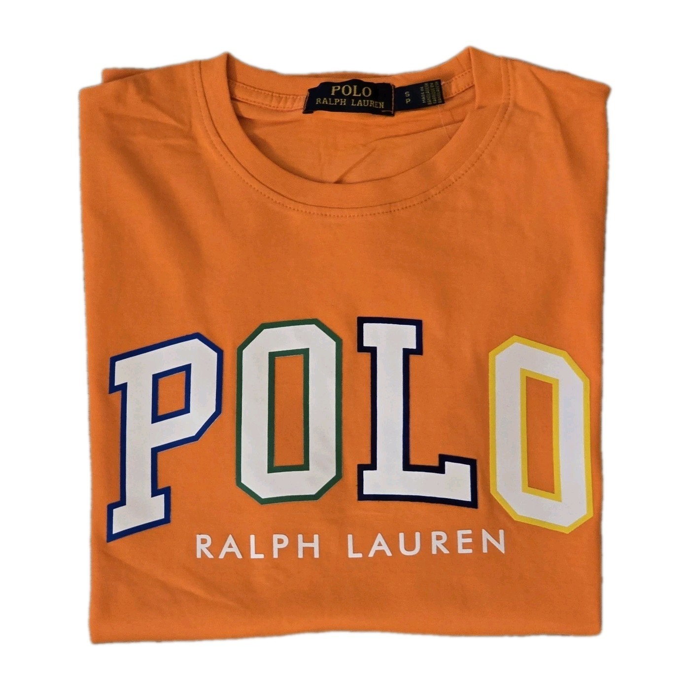 Polo Ralph Lauren Men’s Custom Slim Fit Logo Jersey T-Shirt Orange