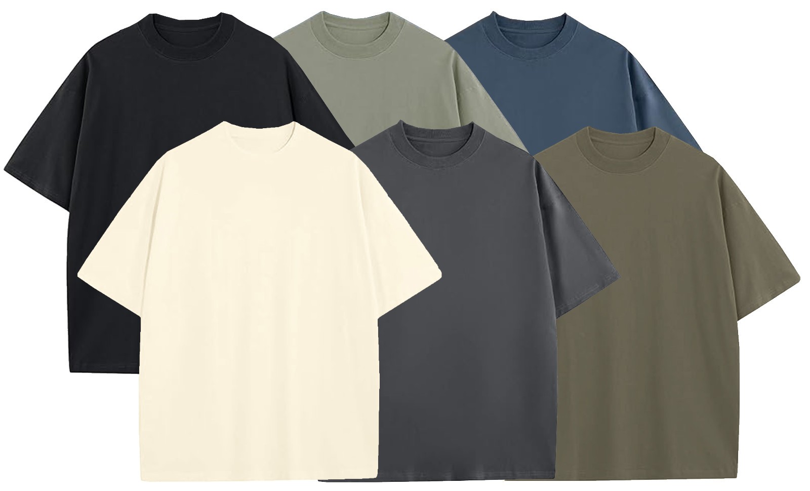 Men’s Oversized Heavyweight Cotton T-Shirt In Crew Neck Loose Fit (Size- S-3XL)
