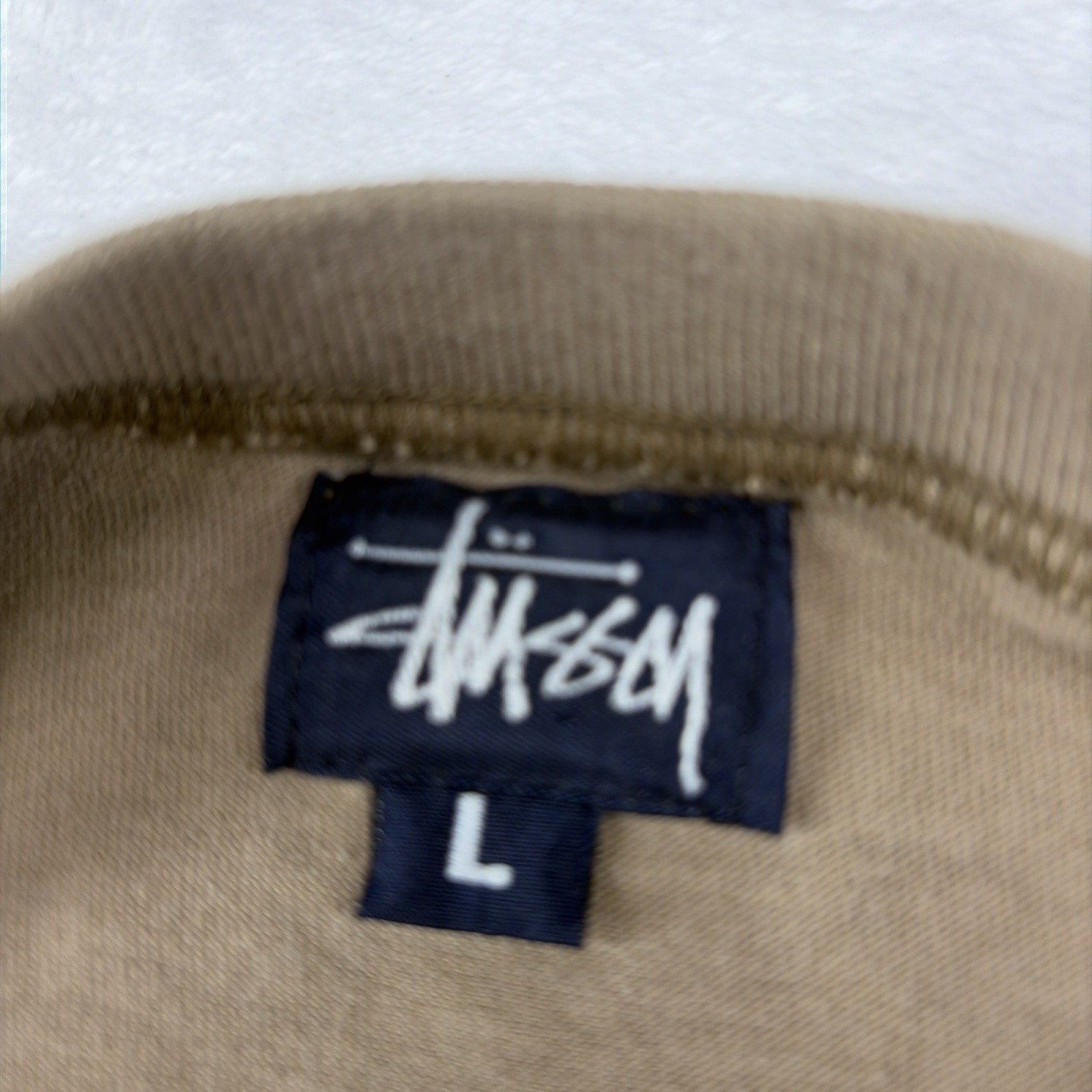 Vtg Stussy T Shirt Multi Colored Men’s Sz Large Basic Logo Graphic Made In USA