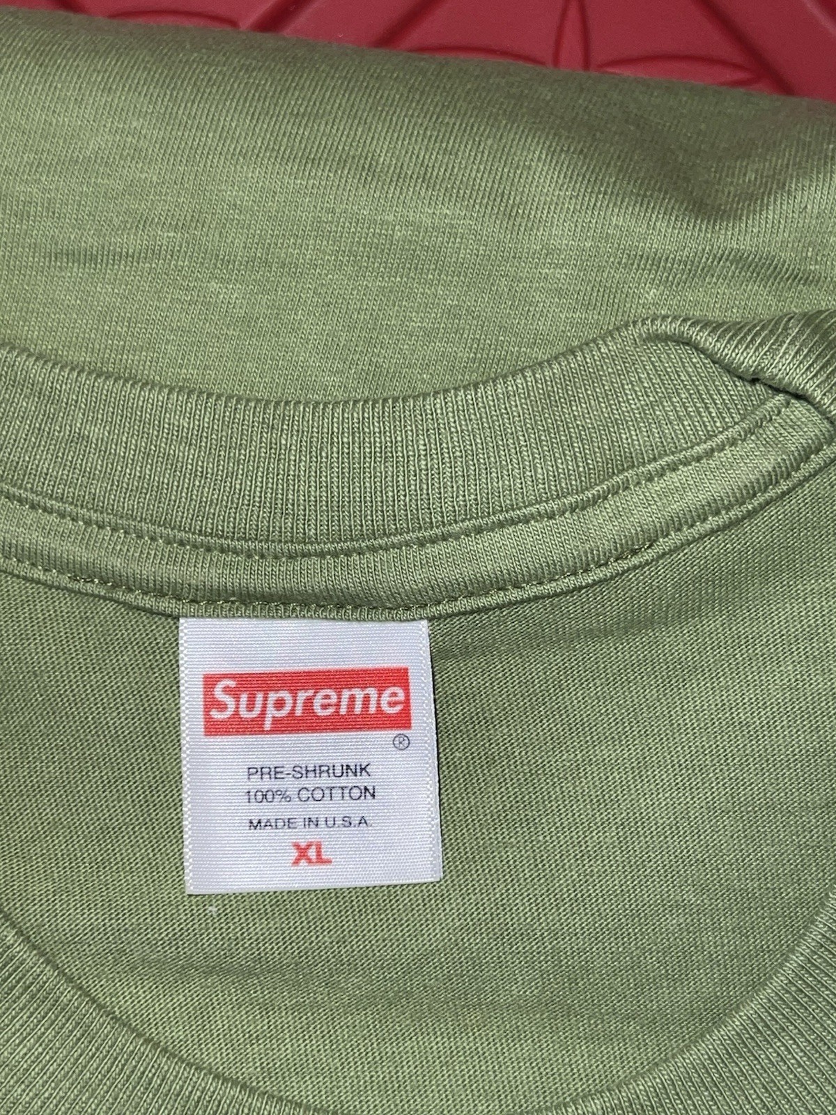Supreme Alice Coltrane XL T-shirt Green 100% Cotton Made In USA