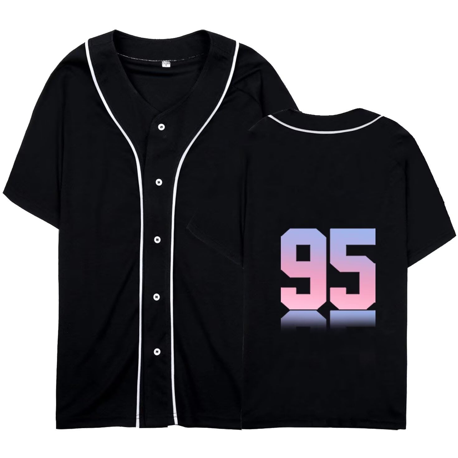 Dolpind Men’s Blank Baseball Baseball Jersey Shirt Graphic Tees Softball T-Shirt