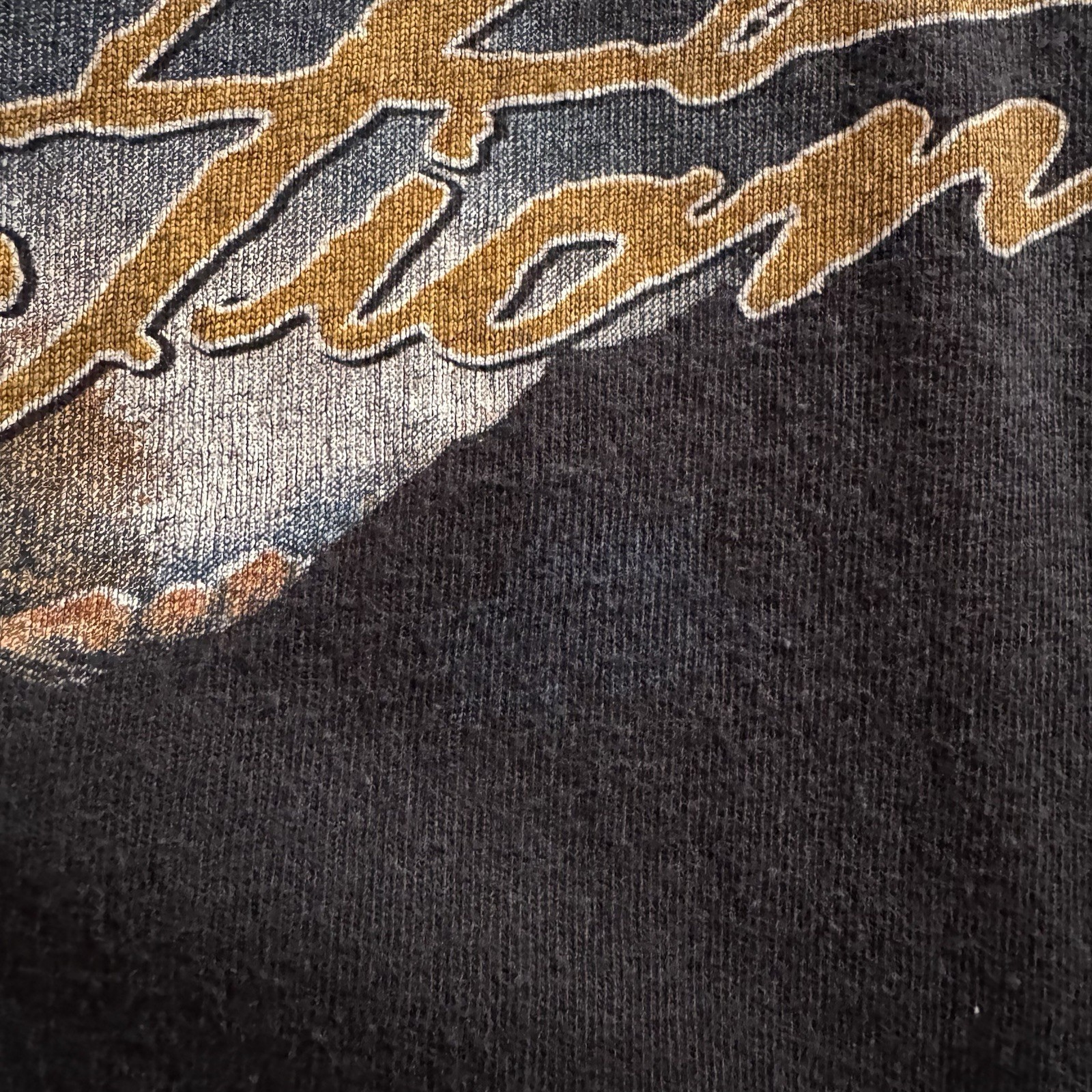 Vintage Living Epistles Public Display Jesus Black Mens XL Shirt USA Lightning