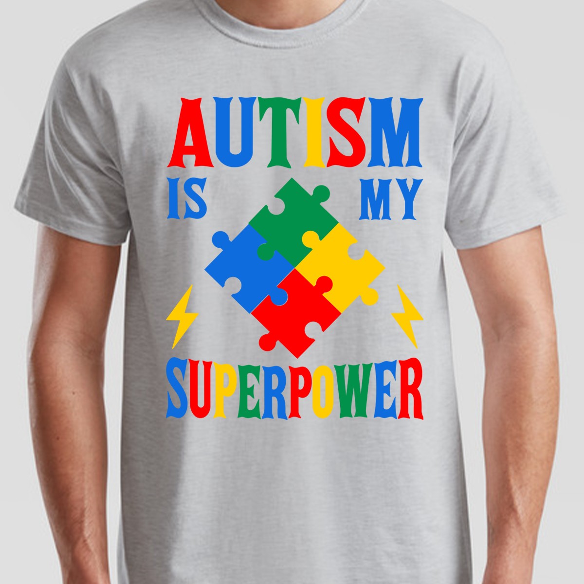 Autism Is My Superpower Autistic Unisex Tshirt Neurodiversity Awareness Gift Tee