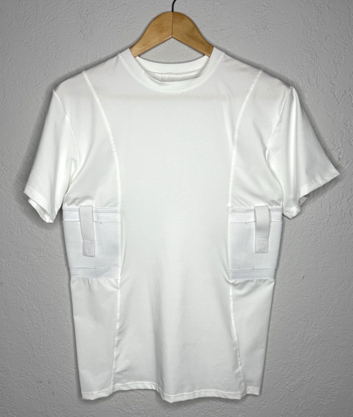 Lilcreek Concealed Carry Compression Shirt Men’s Size L White Tactical Holster