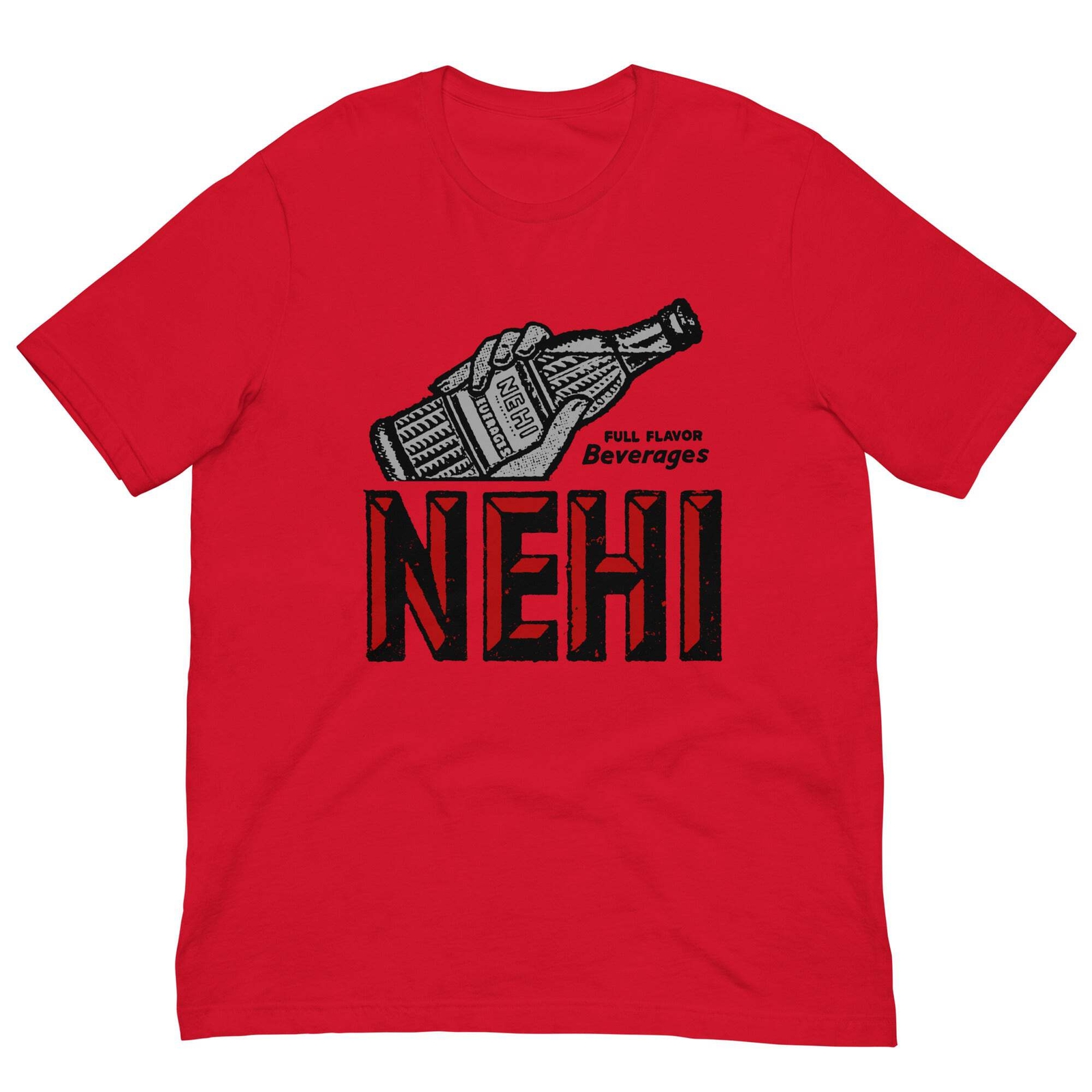 Vintage Retro T Shirt NEHI Soda Pop Beverages Graphic Tee For Men Women