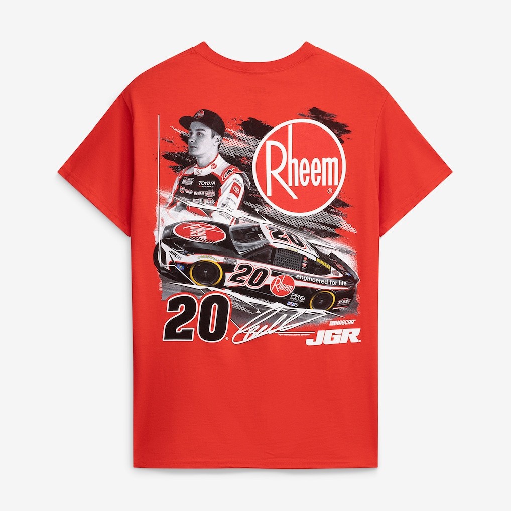 Christopher Bell #20 Rheem Racing T Shirt Joe Gibbs Motorsports NASCAR Tee