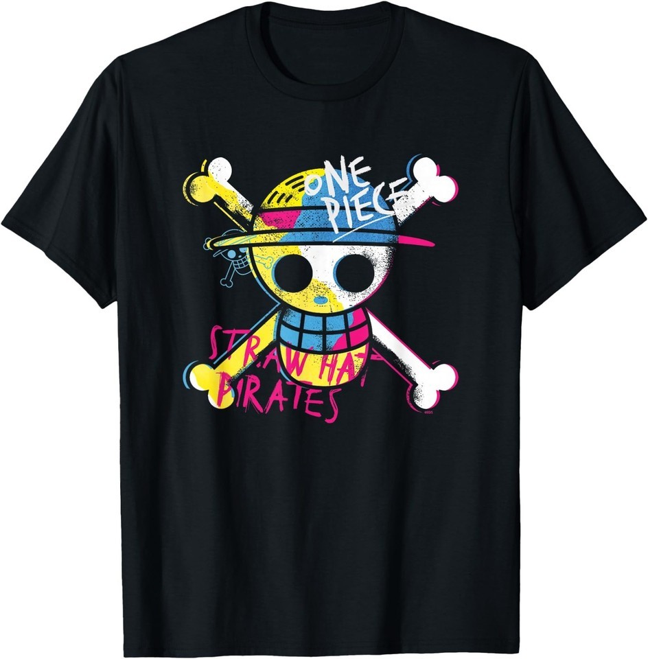 One Piece Straw Hat Pirates Officially Licensed T-Shirt
